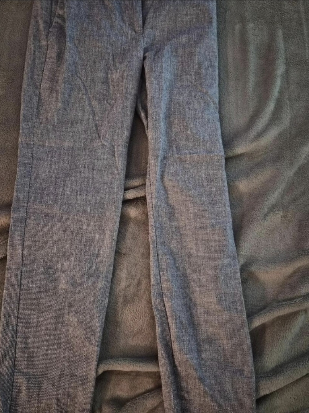 Zara Men's Slim Dress Pants Blue
